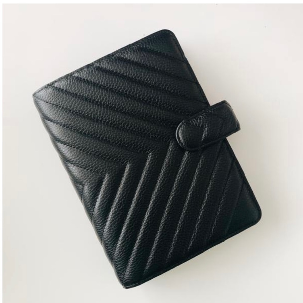 Cloth & Paper Leather Quilted Agenda